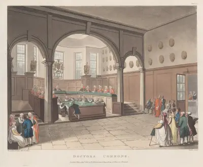 Doctors’ Commons av Thomas Rowlandson