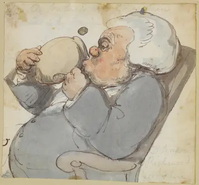 Dr. Simpson Richmond Yorkshire av Thomas Rowlandson