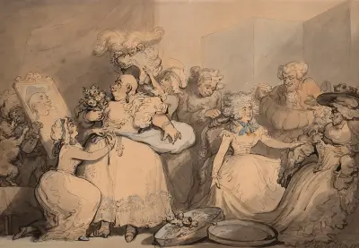 Kläder för en födelsedag av Thomas Rowlandson