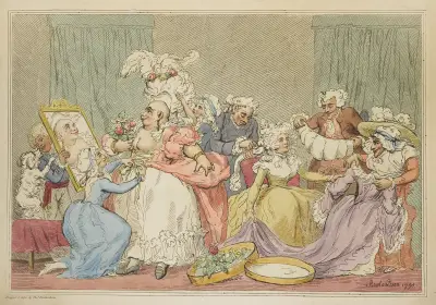 Klädd för födelsedag av Thomas Rowlandson
