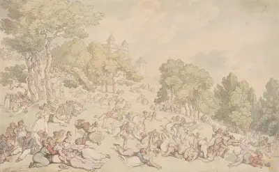 Easter Monday at Greenwich, Thomas Rowlandson