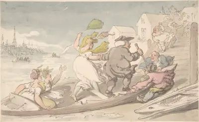 Östliga vindar av Thomas Rowlandson