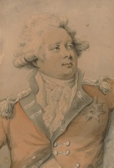 Georg IV som prins av Wales av Thomas Rowlandson