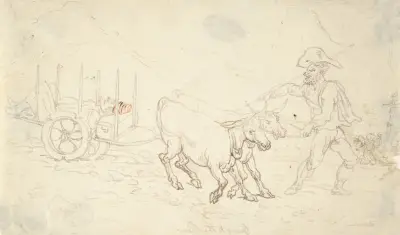 Going Sick to the Rear av Thomas Rowlandson