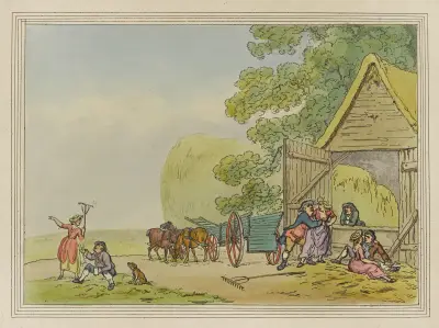 Höbärgare av Thomas Rowlandson