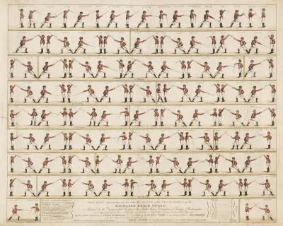 Highland Broad Sword, Thomas Rowlandson