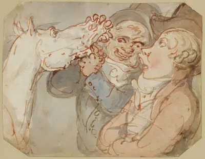 Horse trade, Thomas Rowlandson