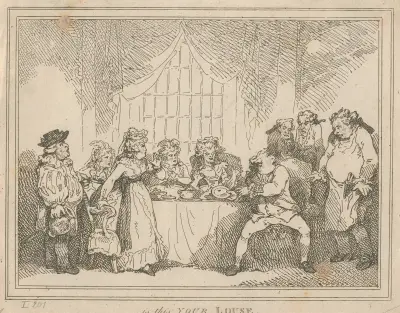 Czy to twoja wesz?, Thomas Rowlandson