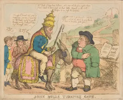 John Bulls turnpike-grind av Thomas Rowlandson