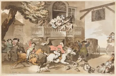 John Gilpin’s return to London av Thomas Rowlandson