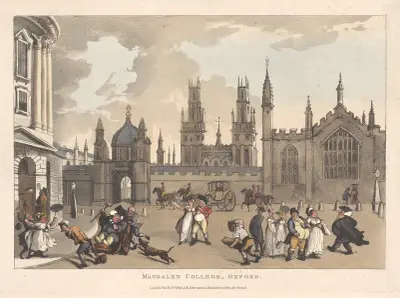 Magdalen College, Oxford, Thomas Rowlandson