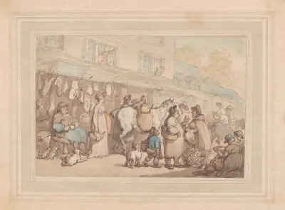 Markttag von Thomas Rowlandson