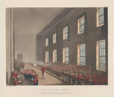 Military College, Chelsea, Thomas Rowlandson