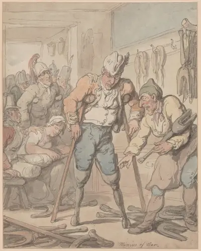 Miseries of war, Thomas Rowlandson