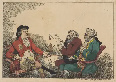 Money lenders, Thomas Rowlandson