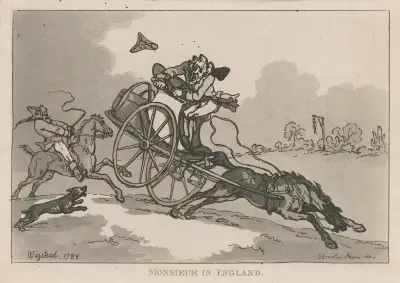 Monsieur in England von Thomas Rowlandson
