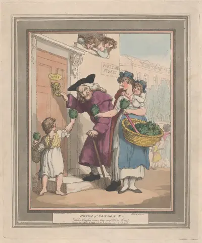No.5; Come Buy My Watercresses av Thomas Rowlandson