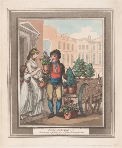 No.6; All a growing, here’s Flowers av Thomas Rowlandson