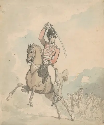 Officer of the guards av Thomas Rowlandson