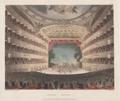 Operahuset av Thomas Rowlandson