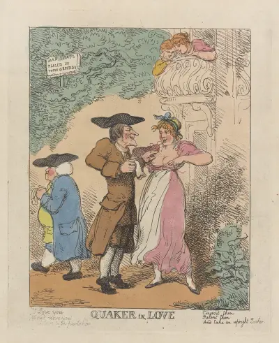 Kväkare förälskad av Thomas Rowlandson
