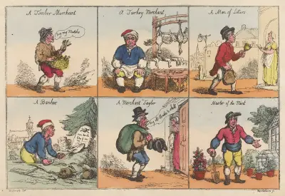 Refinement of language, Thomas Rowlandson
