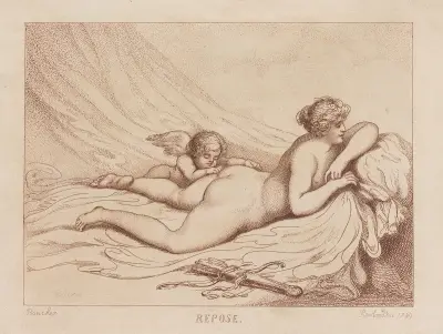 Repose, Thomas Rowlandson