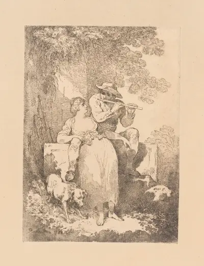 Vila från arbetet på soliga dagar av Thomas Rowlandson