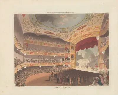 Royal circus av Thomas Rowlandson