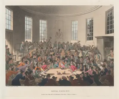 Royal Cockpit av Thomas Rowlandson