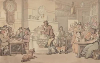 Salisbury Arms, Hatfield av Thomas Rowlandson