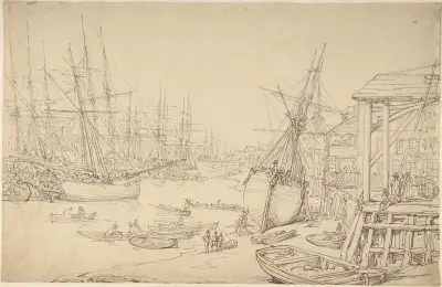 Skeppsvarvet, Greenwich av Thomas Rowlandson