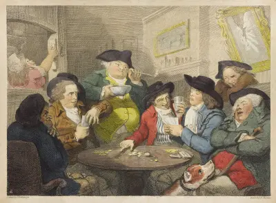 Smithfield sharpers or rhe countrymen defrauded, Thomas Rowlandson