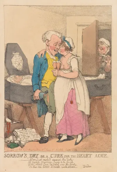 Sorrow’s dry or a cure for the heart ache, Thomas Rowlandson
