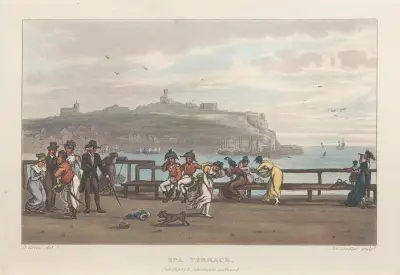Spa Terrace av Thomas Rowlandson