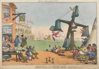 Sport på en marknad. Del två av Thomas Rowlandson
