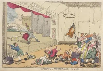 Sports of a country fair. Part the third av Thomas Rowlandson
