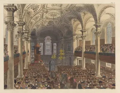 St. Martins-in-the-Fields av Thomas Rowlandson