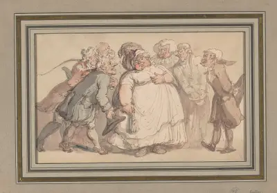Suitors, Thomas Rowlandson
