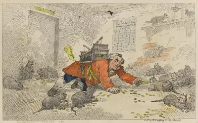 The apostate Jack R_the political rat catcher, Thomas Rowlandson