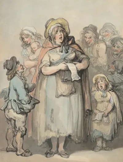 Balladsångarna av Thomas Rowlandson
