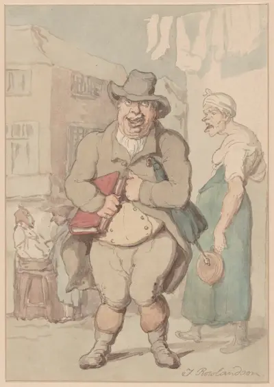 Der Rechnungseintreiber von Thomas Rowlandson