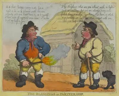 The blessings of partnership, Thomas Rowlandson