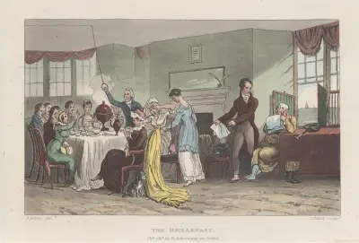 The Breakfast, Thomas Rowlandson