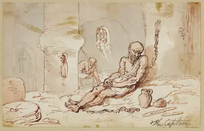 Fången av Thomas Rowlandson