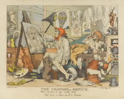 Geniets kammare av Thomas Rowlandson