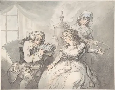 The Connoisseur, Thomas Rowlandson