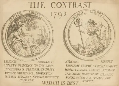 The contrast 1792, Thomas Rowlandson
