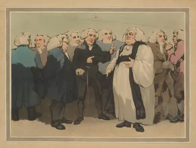 Sammankomsten av Thomas Rowlandson