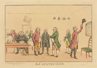 Lantklubben av Thomas Rowlandson